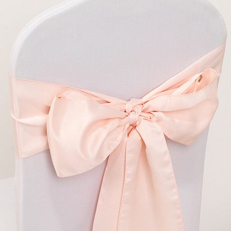 5 Lamour Satin Chair Sashes