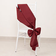 5 Lamour Satin Chair Sashes