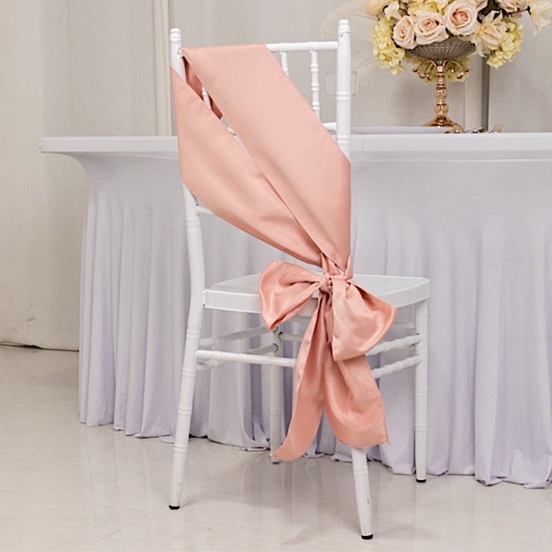 5 Lamour Satin Chair Sashes