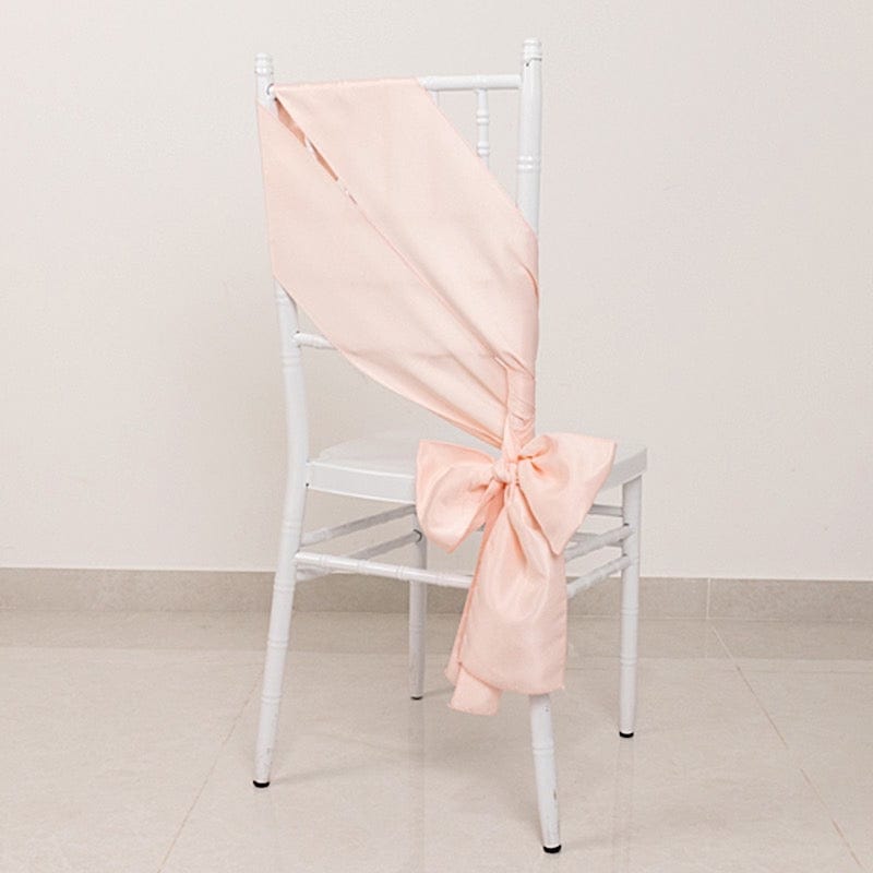 5 Lamour Satin Chair Sashes