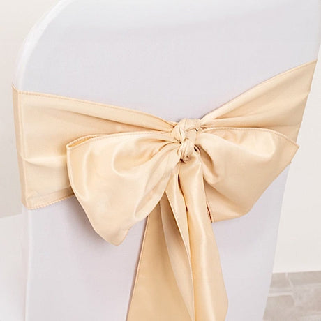 5 Lamour Satin Chair Sashes