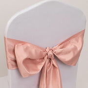 5 Lamour Satin Chair Sashes