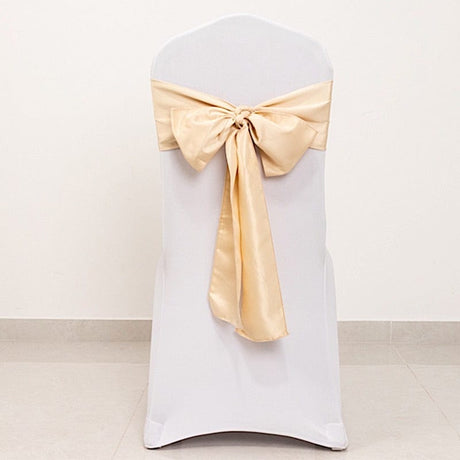5 Lamour Satin Chair Sashes