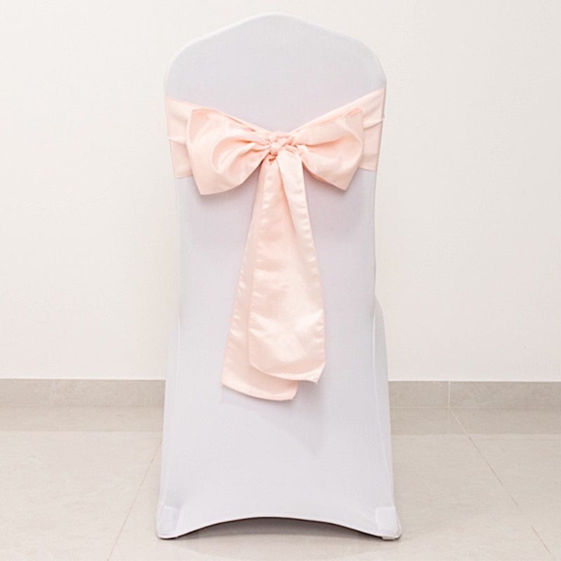 5 Lamour Satin Chair Sashes