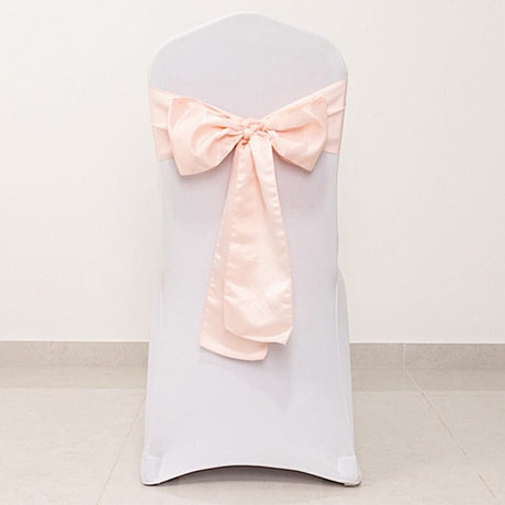 5 Lamour Satin Chair Sashes