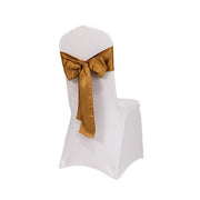 5 Lamour Satin Chair Sashes SASH_LAMR_GOLD