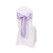 5 Lamour Satin Chair Sashes SASH_LAMR_LAV