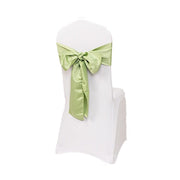 5 Lamour Satin Chair Sashes SASH_LAMR_SAGE