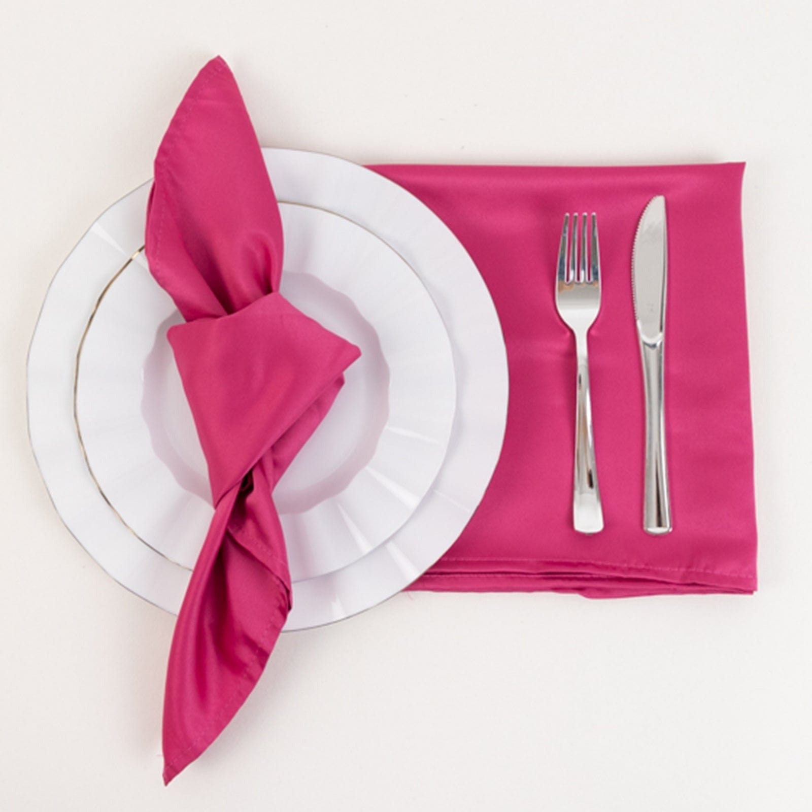 5 Lamour Satin Napkins