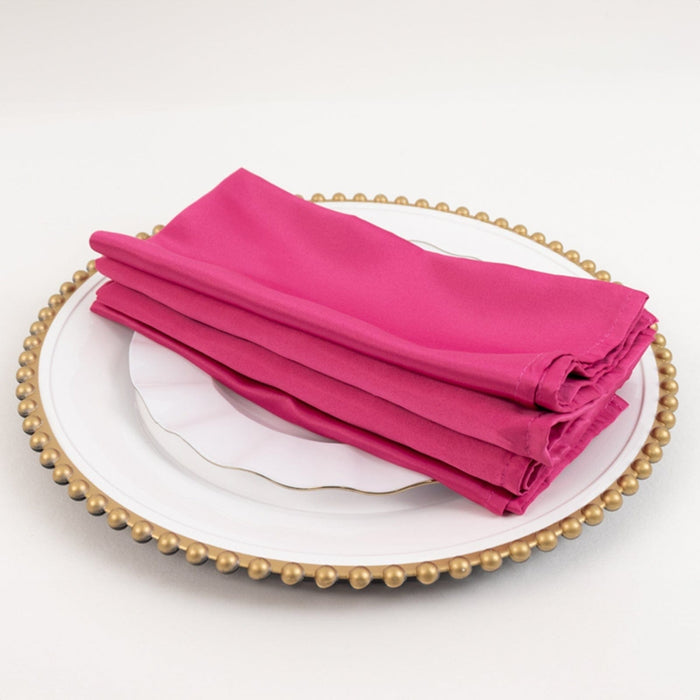 5 Lamour Satin Napkins