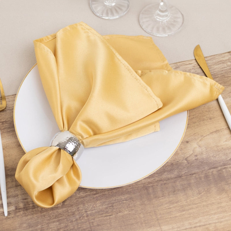 5 Lamour Satin Napkins