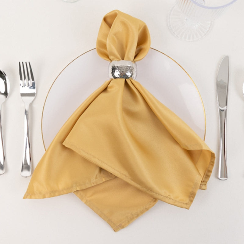 5 Lamour Satin Napkins