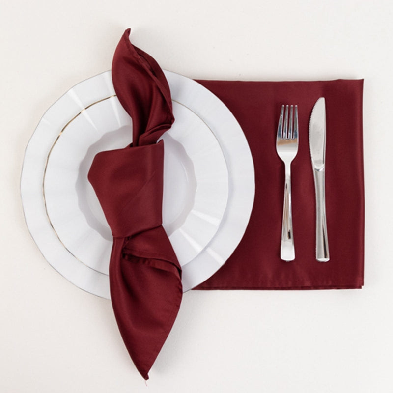5 Lamour Satin Napkins