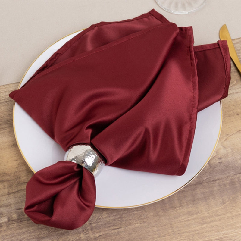 5 Lamour Satin Napkins