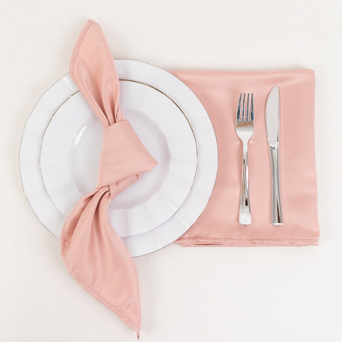 5 Lamour Satin Napkins