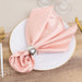 5 Lamour Satin Napkins