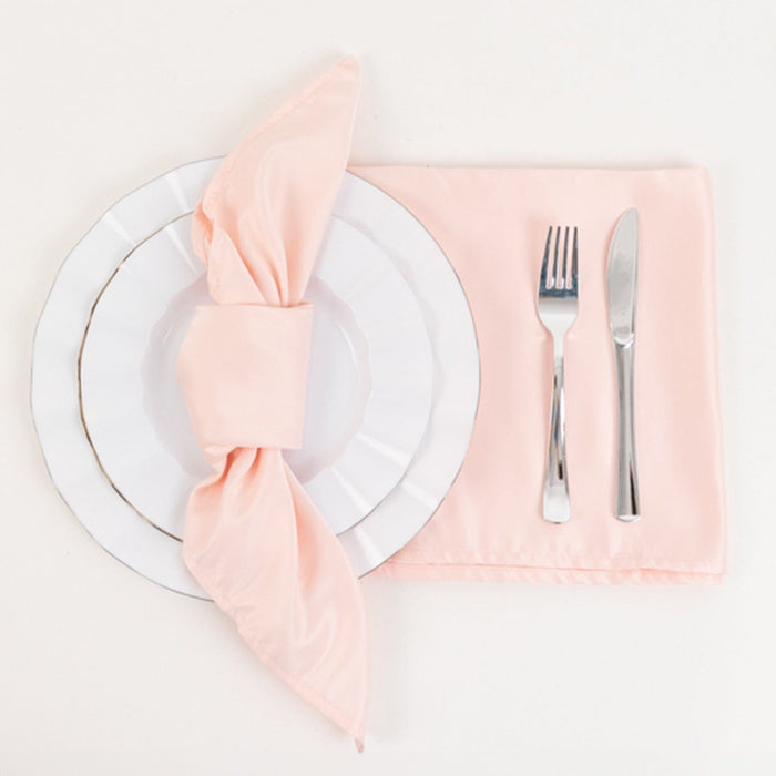 5 Lamour Satin Napkins