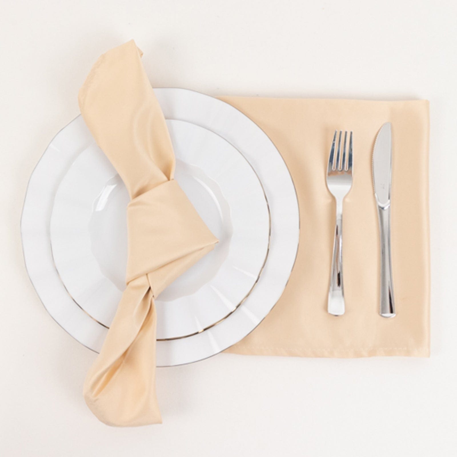 5 Lamour Satin Napkins
