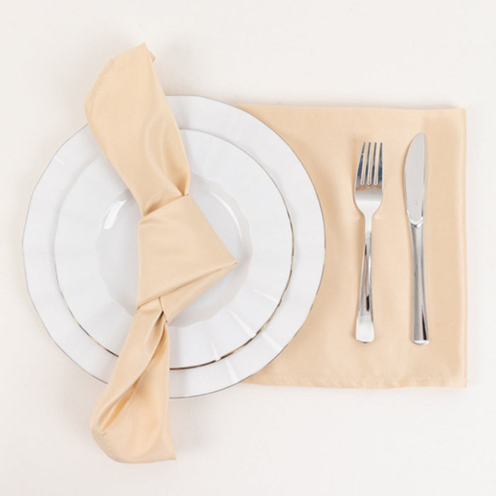5 Lamour Satin Napkins