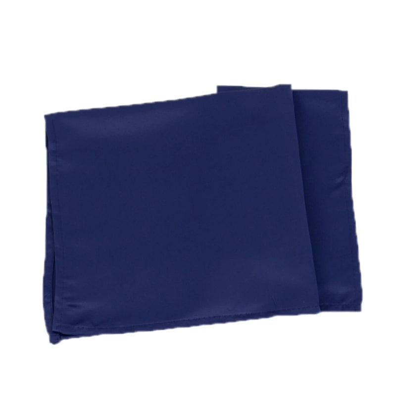 5 Lamour Satin Napkins NAP_LAMR_NAVY
