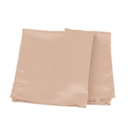 5 Lamour Satin Napkins NAP_LAMR_NUDE