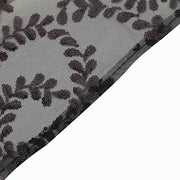 5 Leaf Vine Embroidered Sequin Tulle Chair Sashes