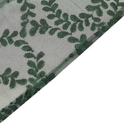 5 Leaf Vine Embroidered Sequin Tulle Chair Sashes