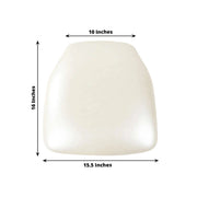 5 Leather 16" Chiavari Chair Cushions with Wood Backing