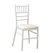 5 Leather 16" Chiavari Chair Cushions with Wood Backing FURN_CUSHWB_IVR