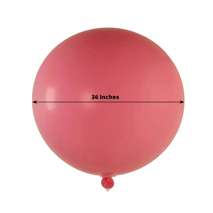 5 Matte Pastel 36" Biodegradable Party Balloons