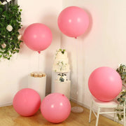 5 Matte Pastel 36" Biodegradable Party Balloons