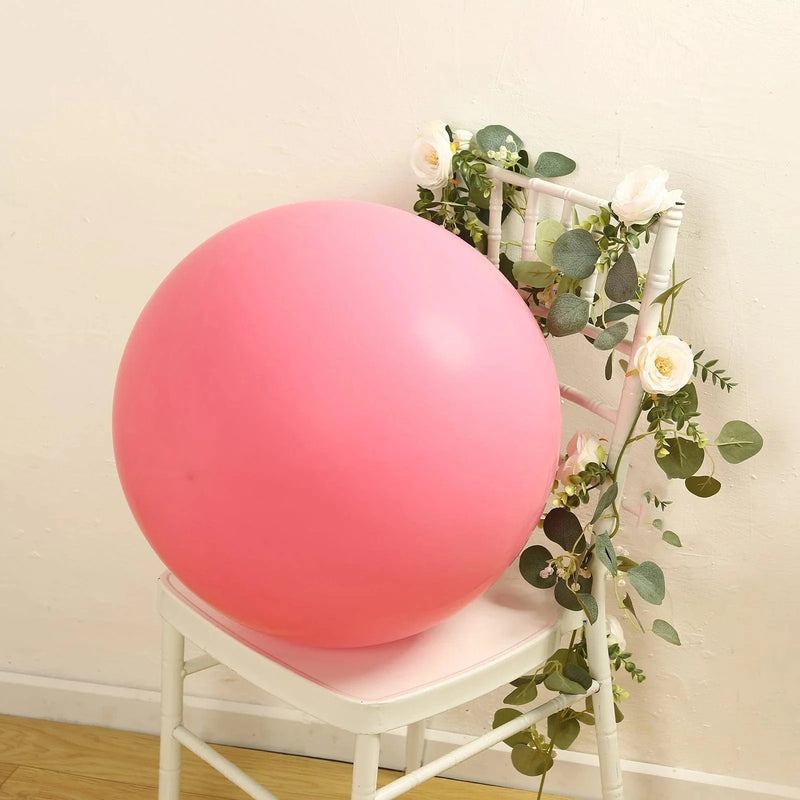 5 Matte Pastel 36" Biodegradable Party Balloons