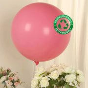 5 Matte Pastel 36" Biodegradable Party Balloons