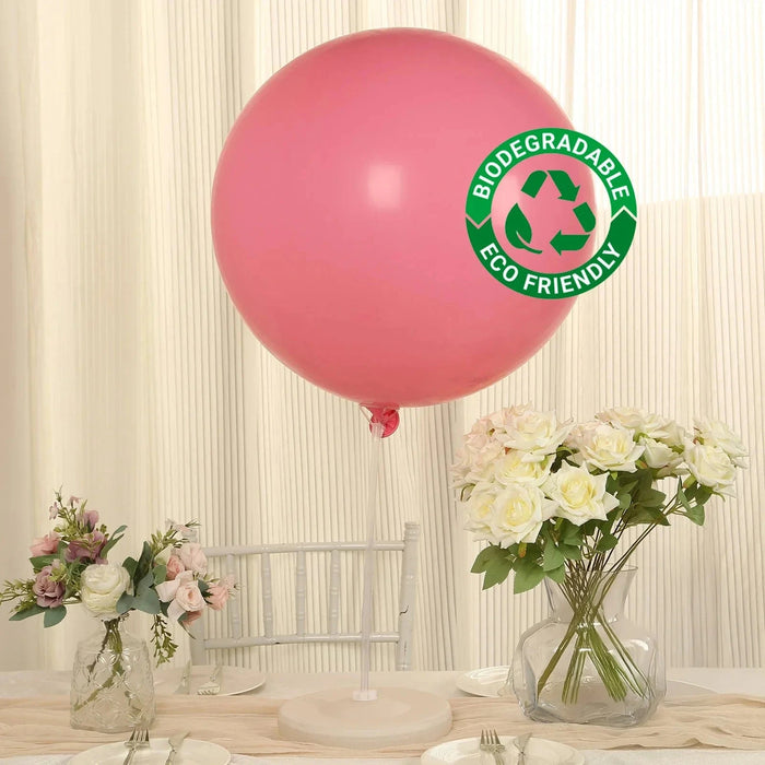 5 Matte Pastel 36" Biodegradable Party Balloons
