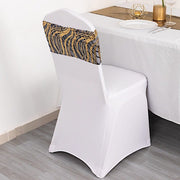 5 Mesh with Embroidered Sequins Chair Sashes