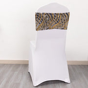 5 Mesh with Embroidered Sequins Chair Sashes