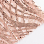 5 Mesh with Embroidered Sequins Chair Sashes