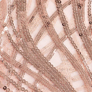 5 Mesh with Embroidered Sequins Chair Sashes