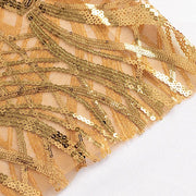 5 Mesh with Embroidered Sequins Chair Sashes