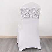 5 Mesh with Embroidered Sequins Chair Sashes
