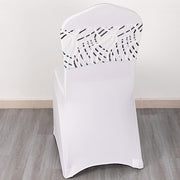 5 Mesh with Embroidered Sequins Chair Sashes