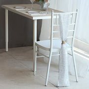 5 Metallic Fringe Shag Tinsel Chair Sashes