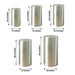 5 Metallic Spandex Cylinder Display Box Stand Covers