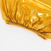 5 Metallic Spandex Rectangular Display Box Stand Covers