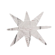 5 Metallic Star Explosion Foil Balloons