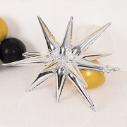 5 Metallic Star Explosion Foil Balloons