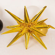 5 Metallic Star Explosion Foil Balloons