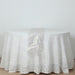 5 Organza Table Runners with Foil Wave Design