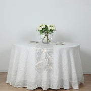 5 Organza Table Runners with Foil Wave Design