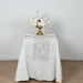 5 Organza Table Runners with Foil Wave Design